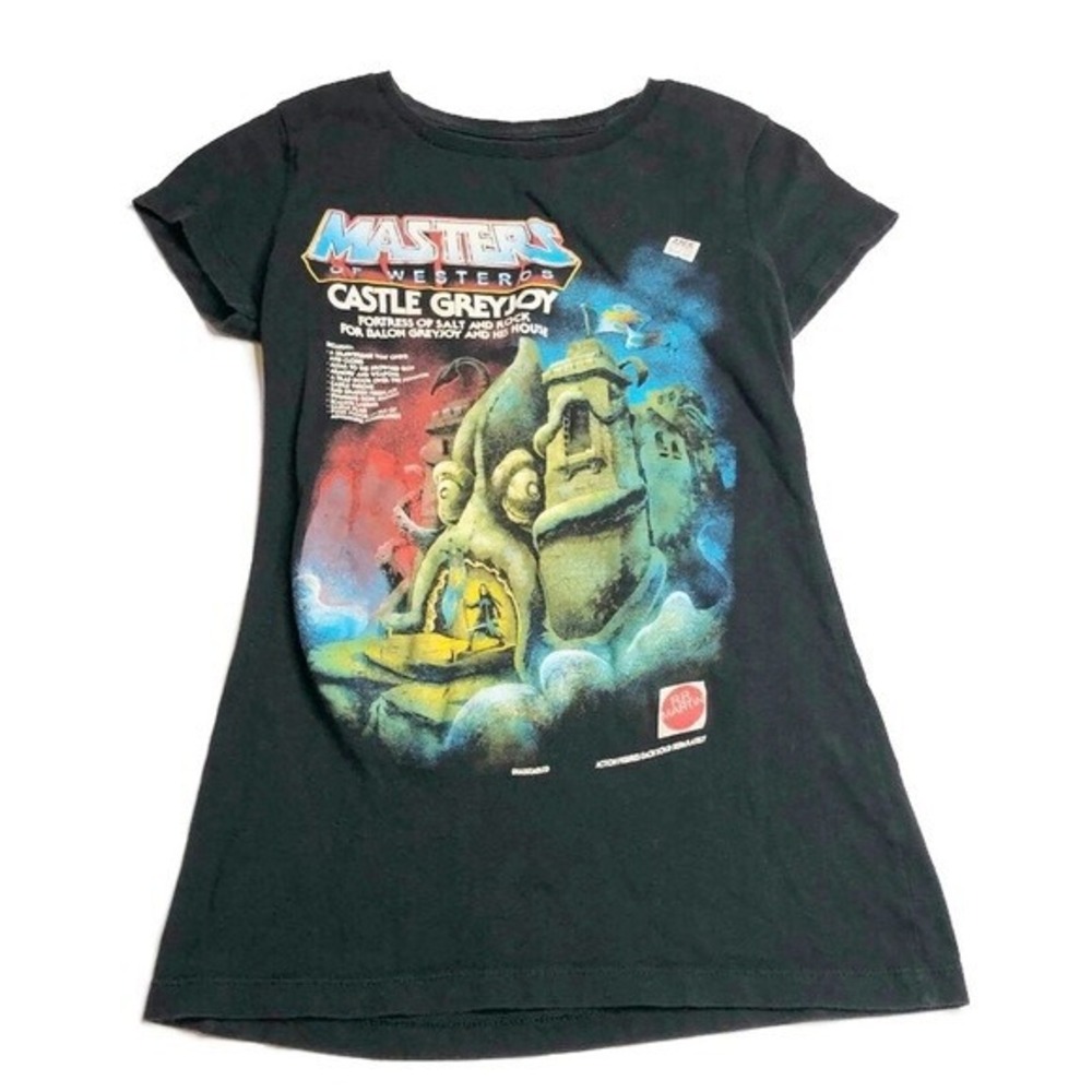 Tee Fury Game of Thrones Black Graphic Tee Shirt Women's Cut Greyjoy Masters